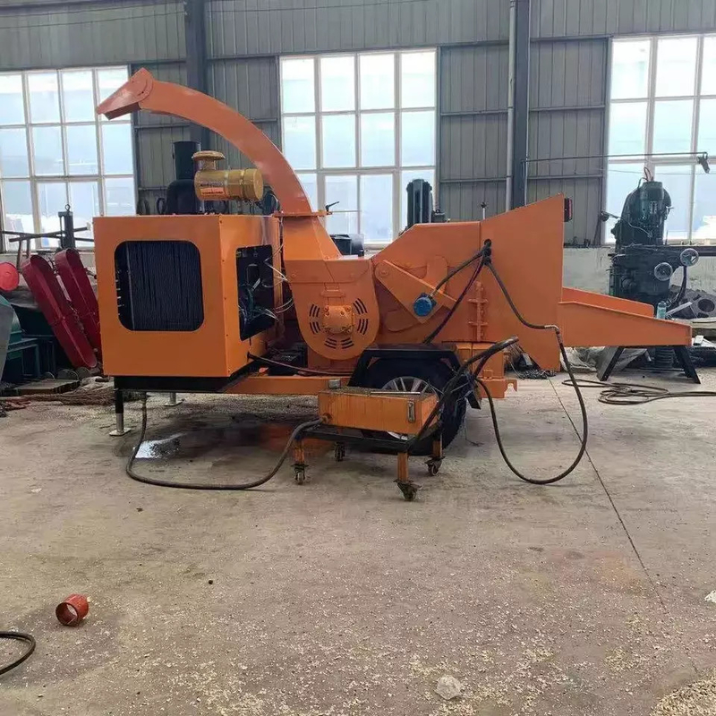 15-25 t/h Holzbaumsplittermaschine Schredder Sägemaschine Brecher Horizontale Baumzweige Baumstammtrommel Holzsplittermaschine