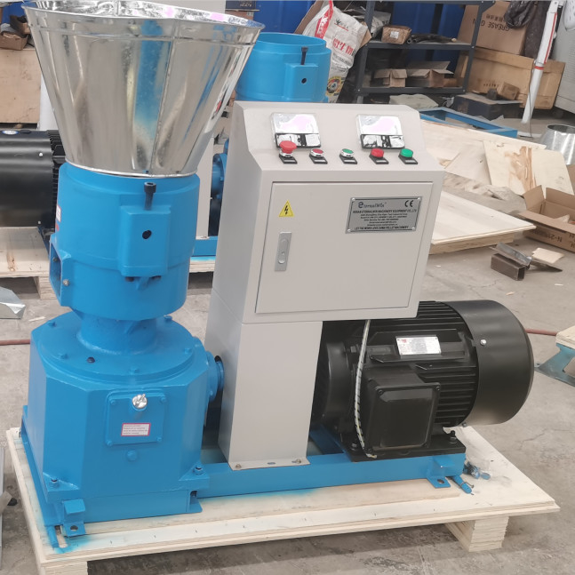 1-2TPH-Maschine zur Herstellung von Futterpellets/Futtermachine/Kühe Schweine Hühner Fischfutterpellets Produktionslinie
