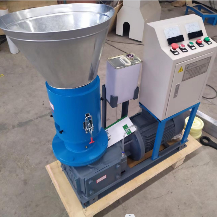 Holzhammermühle Sägemehl Brennstoffpellets Maschinenherstellung Haushalt 100-150KG/h Elektrische Holzpelletmühle