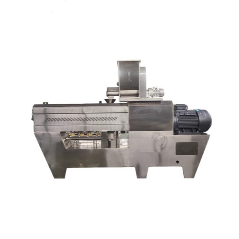 Weißblaue Edelstahl-Material Schraubfutter-Extruder Hundefutter Katzenfutter-Extruder-Produktionslinie