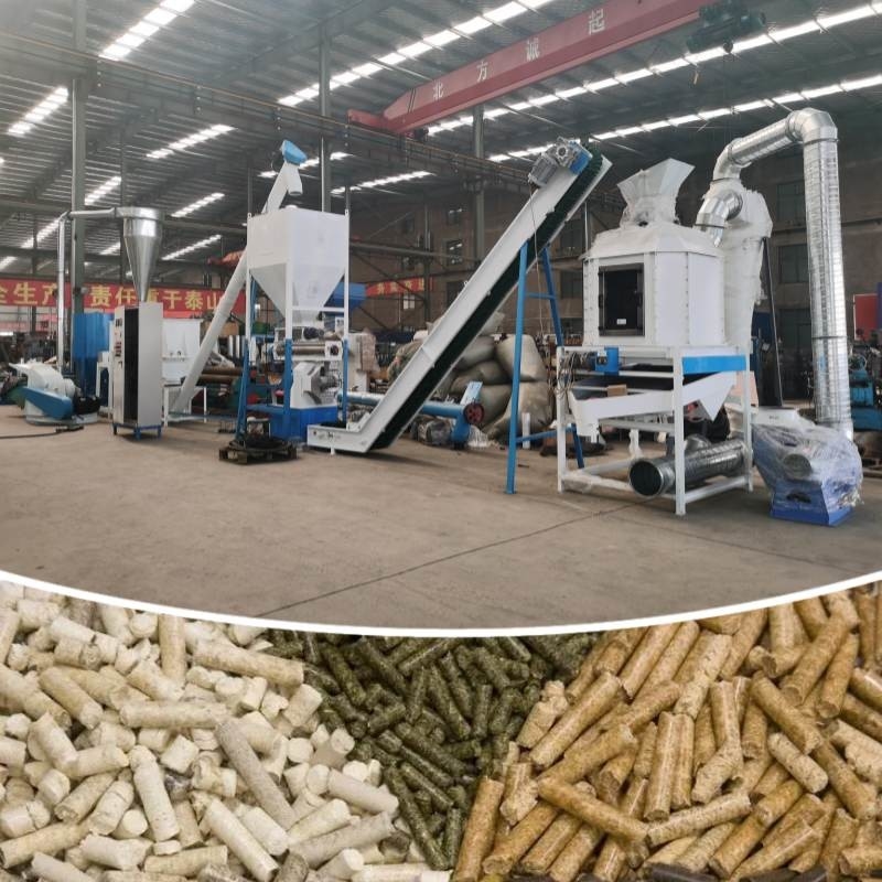 0.5-30 Tonnen/h Tierfutterpellets Produktionslinie mit Ring Die Pellet Mill