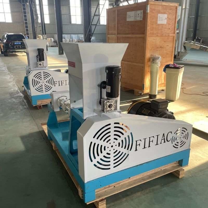 Elektrische Dampfheizung Trockentyp Fischfutter-Extruder mit Dreiphasenleistung und Kapazität 50-2000 kg/h