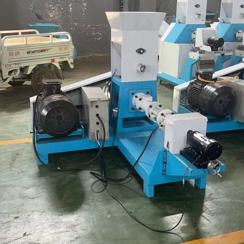 Elektrische Dampfheizung Trockentyp Fischfutter-Extruder mit Dreiphasenleistung und Kapazität 50-2000 kg/h