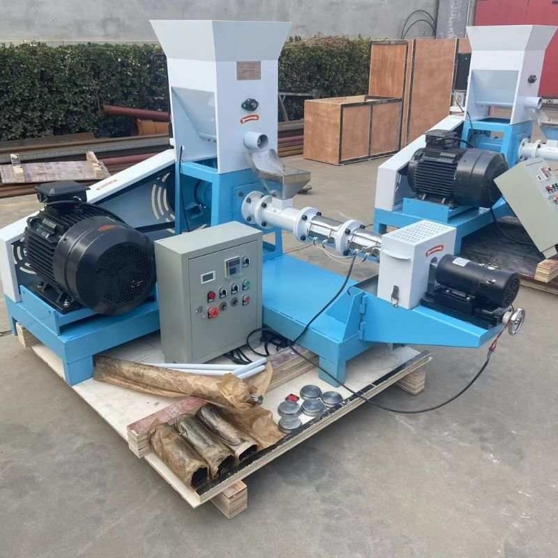 Trockene, nasse Futtermittel Pellet Extruder für Fischfuttermittel