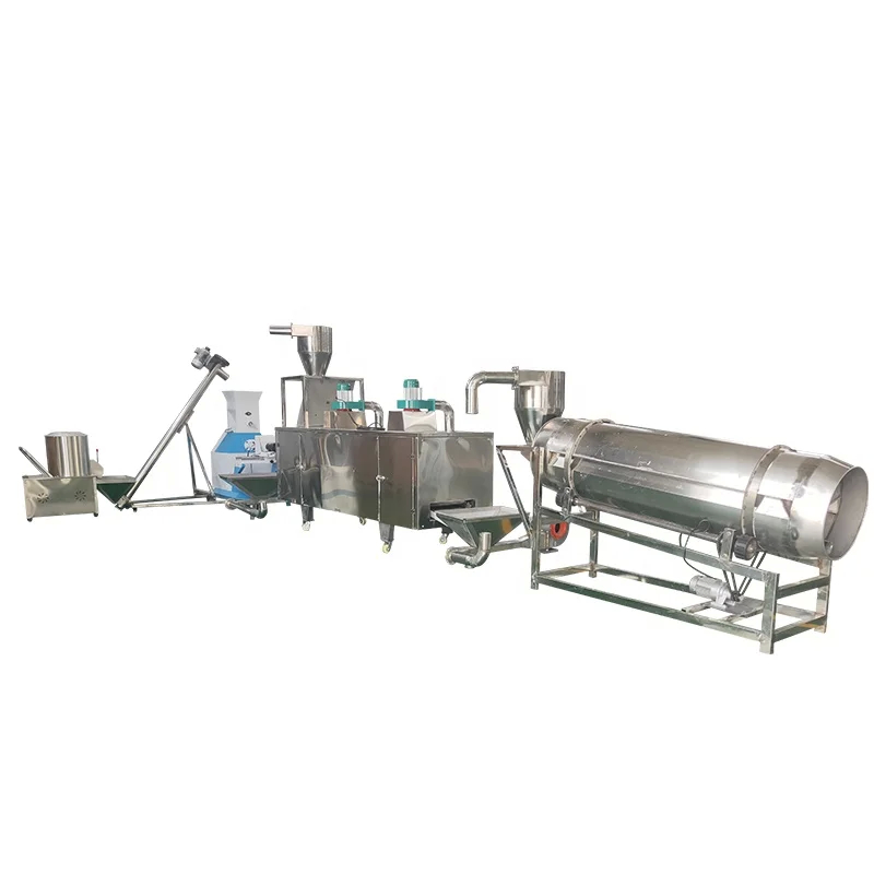 1-2 t/h Kapazität Schwimmfutterproduktionslinie mit φ60-φ175 mm Schraubendurchmesser