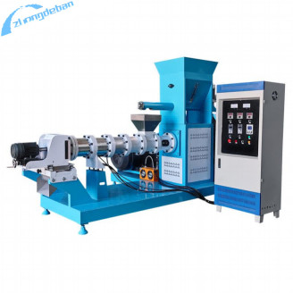 600-1200 kg/h Schraubfutter-Extruder zur Herstellung von Futter für Haustiere und schwimmende Fische 55kw