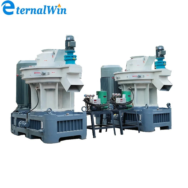 60-200kw Holzpellet-Produktionslinie Flat Die Pellet Mill und Rollenverschleißteile