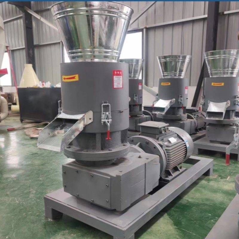 7.5KW Holzpellets Biomasse-Pellettmaschine Kleine Biomasse-Pellettmaschine Vollautomatische Pelletmaschine