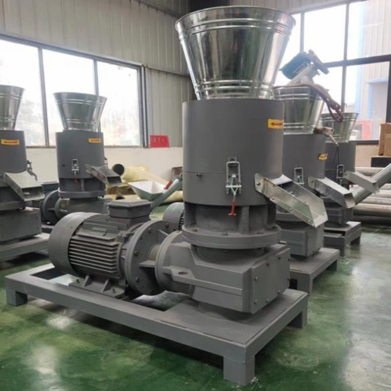 7.5KW Holzpellets Biomasse-Pellettmaschine Kleine Biomasse-Pellettmaschine Vollautomatische Pelletmaschine