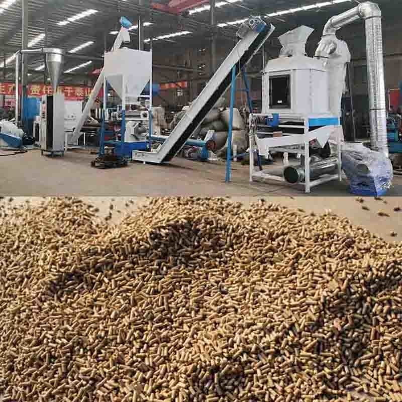 1-2 Tonnen pro Stunde Kapazität Legehennen Broiler Hühner Tierfutter Pellet Produktionslinie mit CE-Zertifizierung