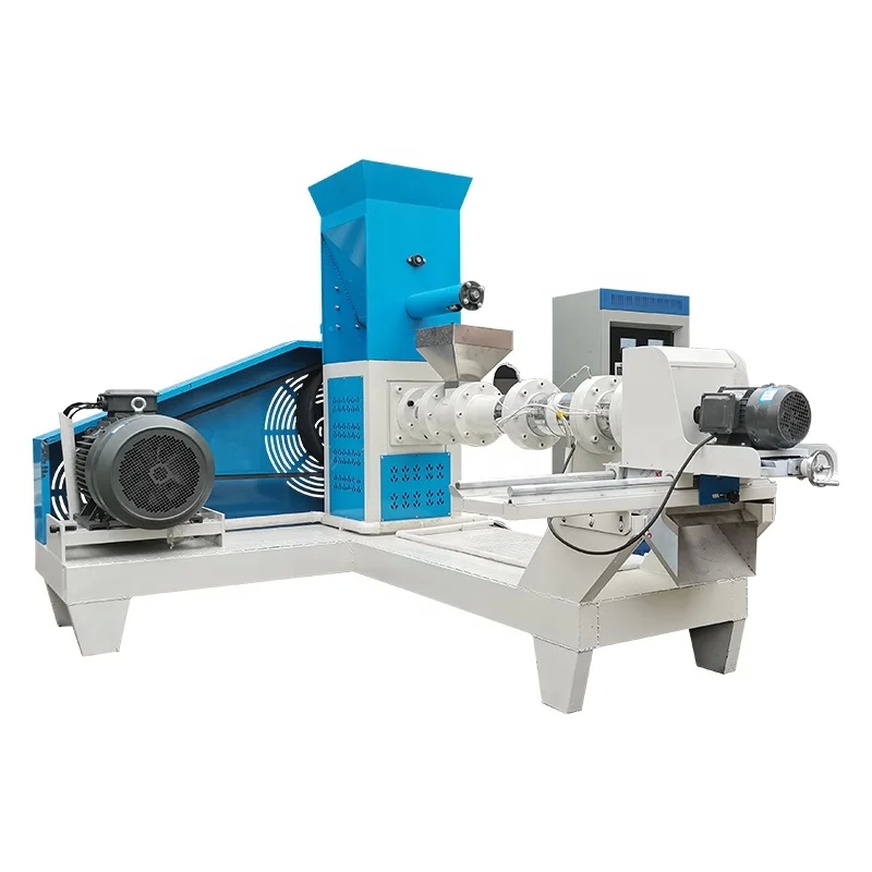 Kapazität Trockenfischfutter-Extruder aus Edelstahl Elektrische oder Dampfheizung 1 Phase Dreiphasen