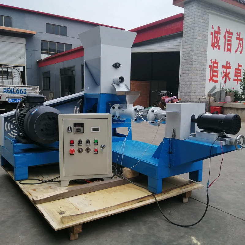 Anpassung der Extruder für Fischfutter Kapazität Automatische Leistung Ein-/Doppelschraube 5,5-160 KW