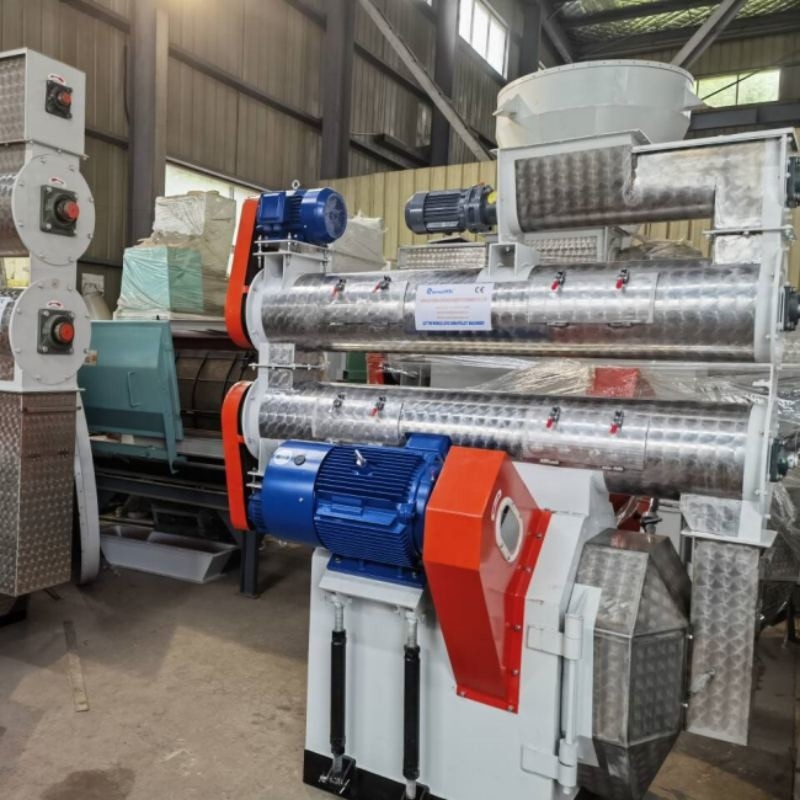 HKJ-250 mit Einzelkonditioner Geflügelfutterpellet-Mühle Pellet-Mühle Maschine Ring Die Futterpellet-Maschine