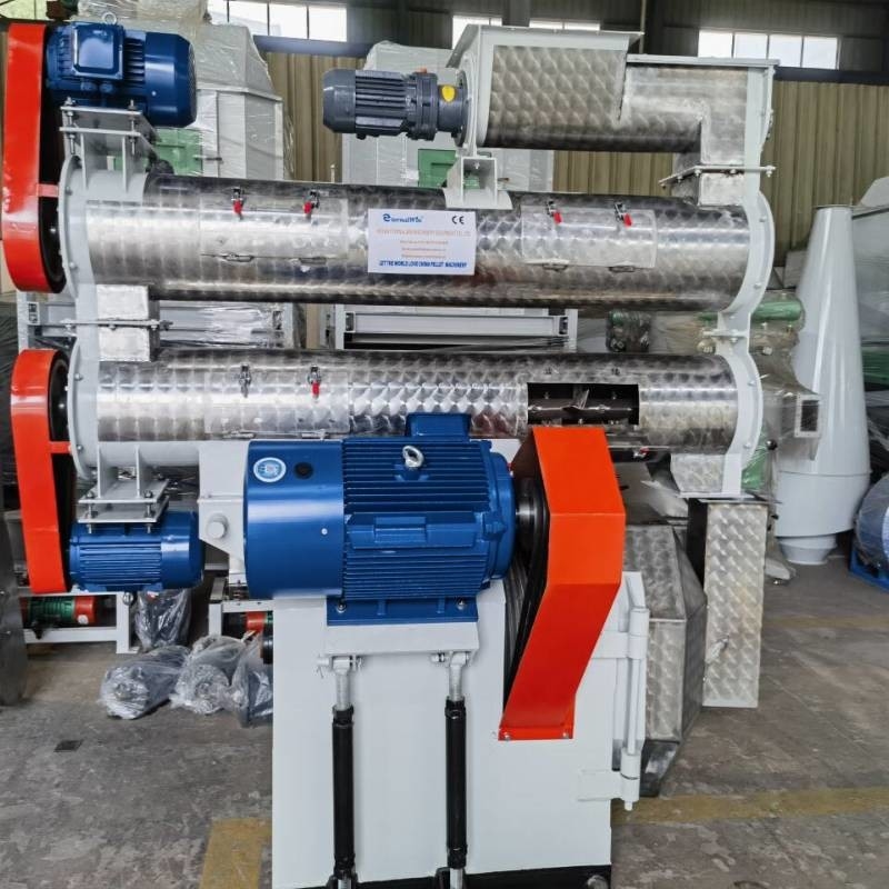 HKJ-250 mit Einzelkonditioner Geflügelfutterpellet-Mühle Pellet-Mühle Maschine Ring Die Futterpellet-Maschine