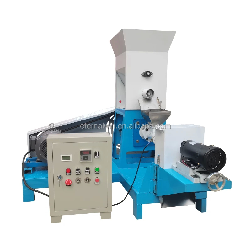 Digitale Temperaturkontrolle 220V/380V Extrudermaschine für Tierfutter 5,5-132kw Leistung 40-2000kg/h Kapazität