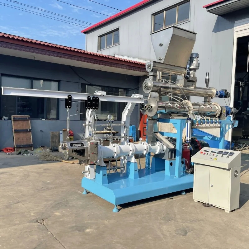 Extruder für Trockenfutter aus Edelstahl mit elektrischer oder Dampfheizung