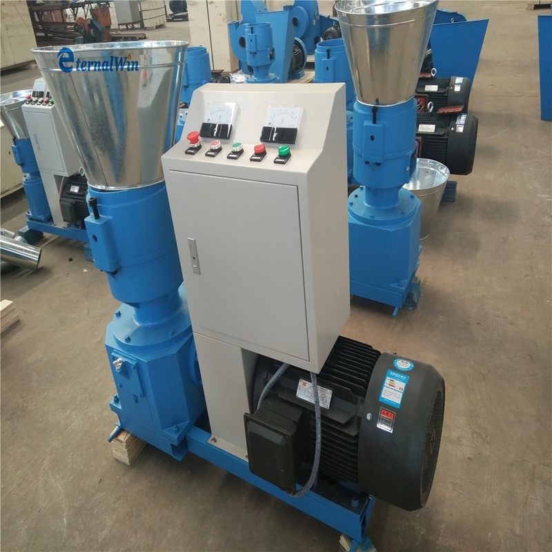 200-300 KG/H Kapazität Futterpellettmühle Maschine Hohe Produktivität Tier-Vogel Futterverarbeitung Maschine 7.5kw Motor
