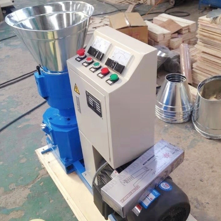 200-300 KG/h Futtermittelpellet-Mühle Hohe Produktivität Tierfuttermittelverarbeitungsmaschine Motor Typ Futtermittelmühle Maschine