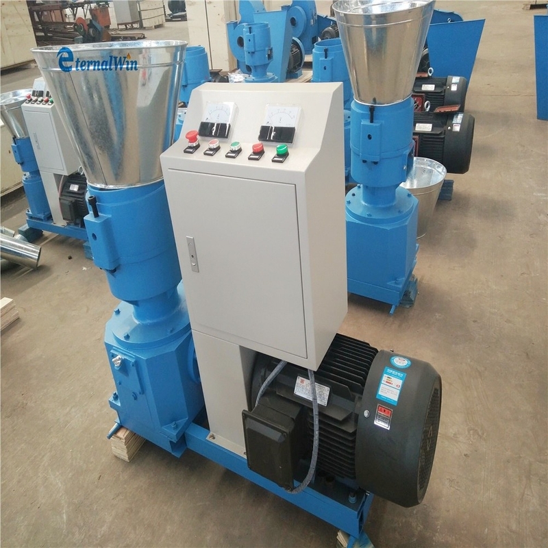 200-300 KG/h Futtermittelpellet-Mühle Hohe Produktivität Tierfuttermittelverarbeitungsmaschine Motor Typ Futtermittelmühle Maschine