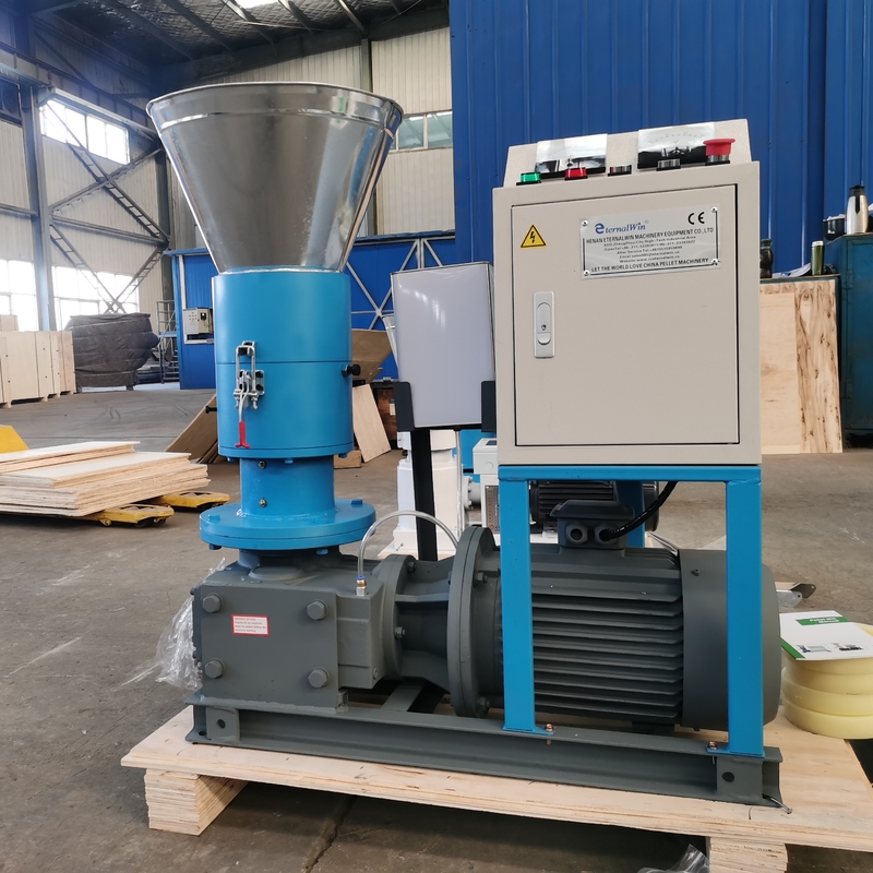 Einfache Bewegung Holzpellet-Maschine Neues Produkt Holzmühle Herstellungsmaschine 80kg/h Holzpellet-Mühle