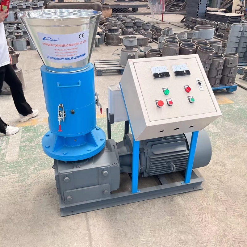 Einfache Bewegung Holzpellet-Maschine Neues Produkt Holzmühle Herstellungsmaschine 80kg/h Holzpellet-Mühle