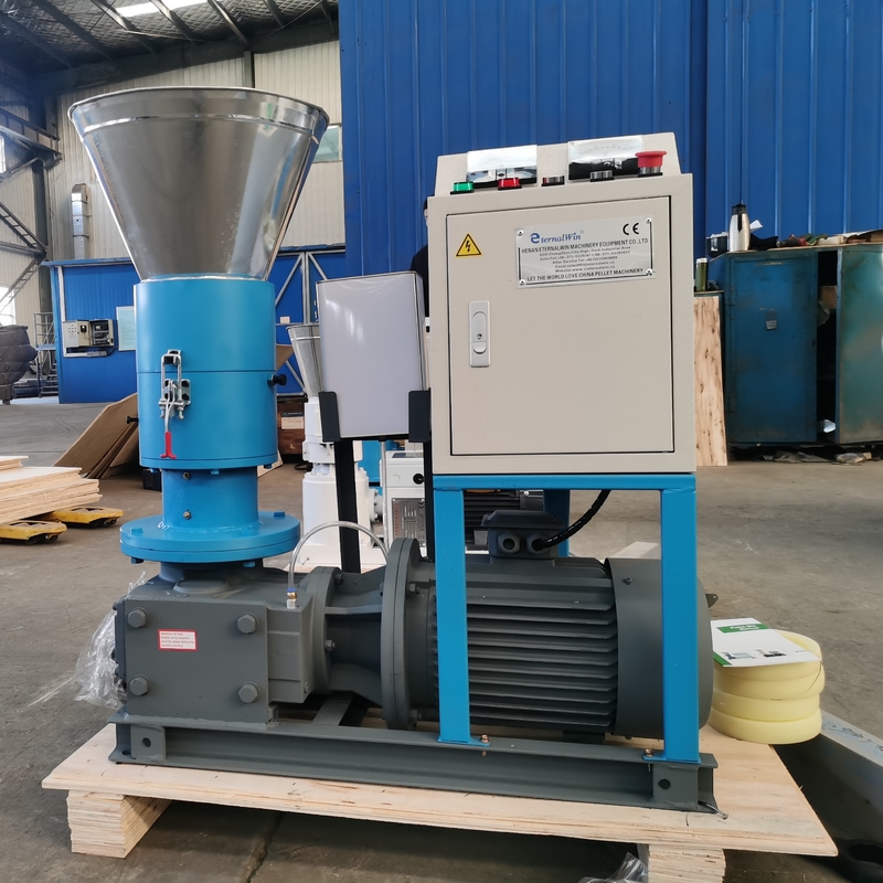 Einfache Bewegung Holzpellet-Maschine Neues Produkt Holzmühle Herstellungsmaschine 80kg/h Holzpellet-Mühle