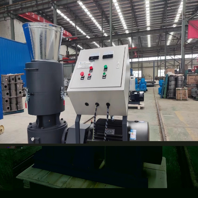 Einfache Bedienung Futtermittelpellettmaschine 800-1200kg/h Tierfuttermittelherstellungsmaschine Hohe Produktivität Futtermittelpellettmühle