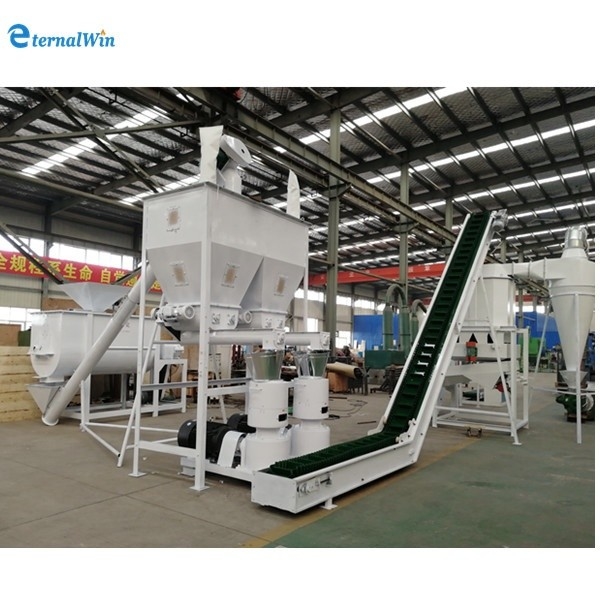 1000-5000kg/h Holzpelletschaffende Maschine Vollset Holzmühle Produktionslinie