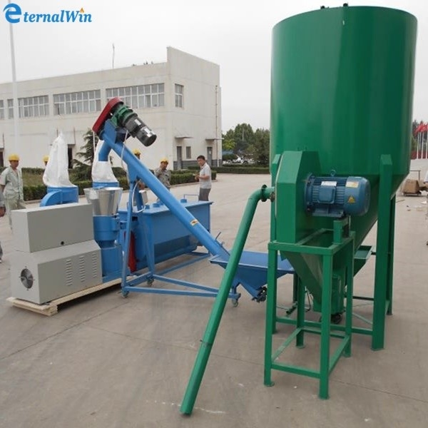 Fabriklieferung Hühner/Tiere/Kuhfutter Pelletmaschine Produktionslinie 1 Tonne 2 Tonnen