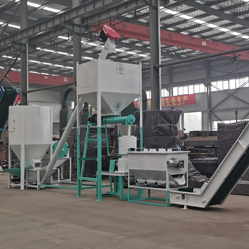 Fabriklieferung Hühner/Tiere/Kuhfutter Pelletmaschine Produktionslinie 1 Tonne 2 Tonnen