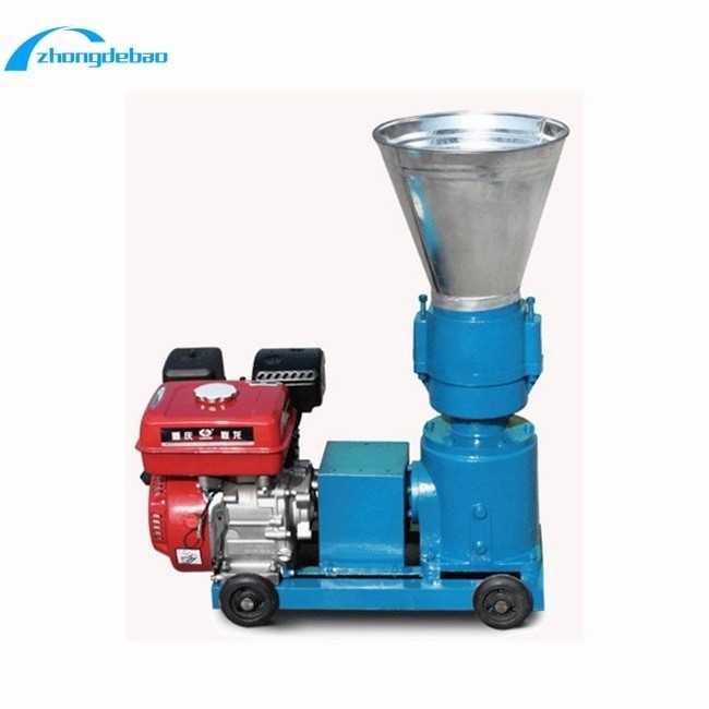 Dieselmotor-Leistung Typ 10HP Futtermittelpellets Verarbeitungsmaschine 90-120kg/h Leistung Futtermittelpellets Herstellungsmaschine