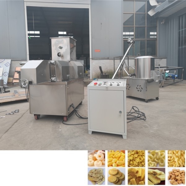 CE-Zulassung für Schraub-Food-Extruder-Maschine für Maisstick-Pufmaschine