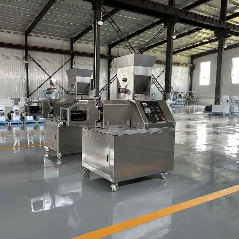 Extruder für Katzen- und Hundefutter, Maschine zur Nahrungsmittelherstellung, Mais, gepuffene Snacks
