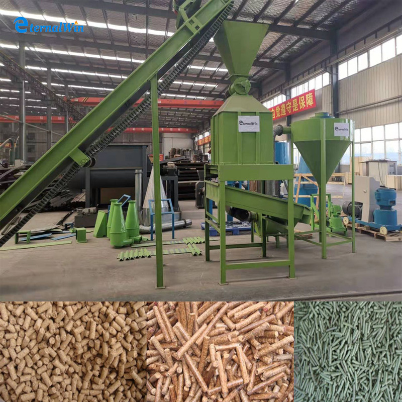 Grünen-Pellet-Mühle-Typ Flat/Ring Die Tierfutter-Pellet-Produktionslinie mit Installation von Ingenieurführer