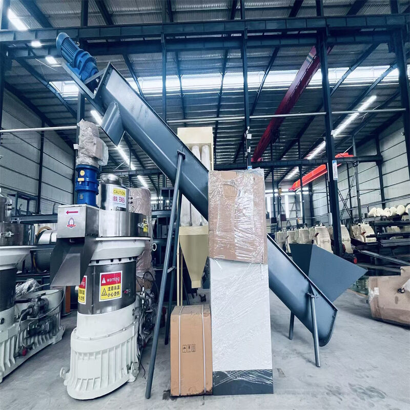 Handelsübliche Ring Die Holzpellet-Maschine mit 0,5-15 T/H Kapazität und hochchromhaltigen Stahlpellets für Energieeinsparung Biomasse-Pellets Produktionslinie