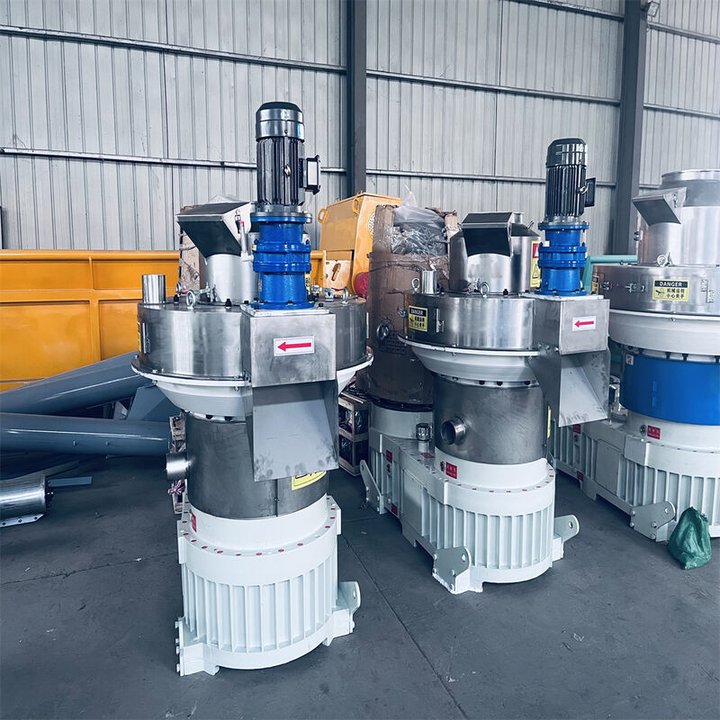 Handelsübliche Ring Die Holzpellet-Maschine mit 0,5-15 T/H Kapazität und hochchromhaltigen Stahlpellets für Energieeinsparung Biomasse-Pellets Produktionslinie