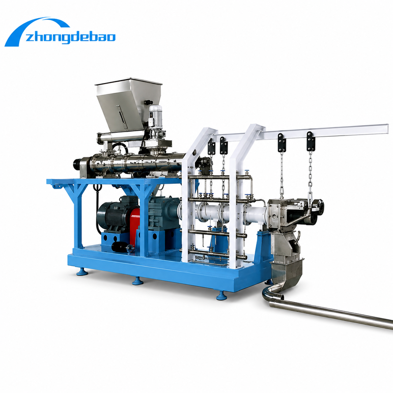 Customized Colour Floating Fish Feed Production Line Featuring Pillow Or Bread Shape Briquette and Main Motor Power 5.5-160kw for Aquaculture Feed