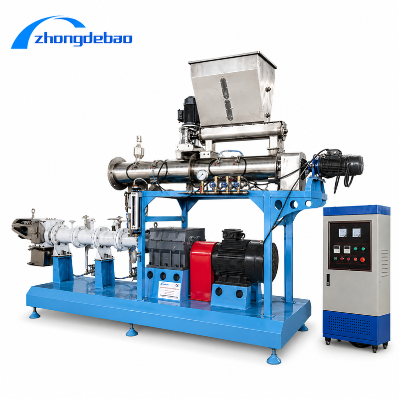 Schwimmende Produktionslinie für Fischfutter in Kissen- oder Brotform und einer Hauptmotorleistung von 5,5–160 kW für Aquakulturfutter