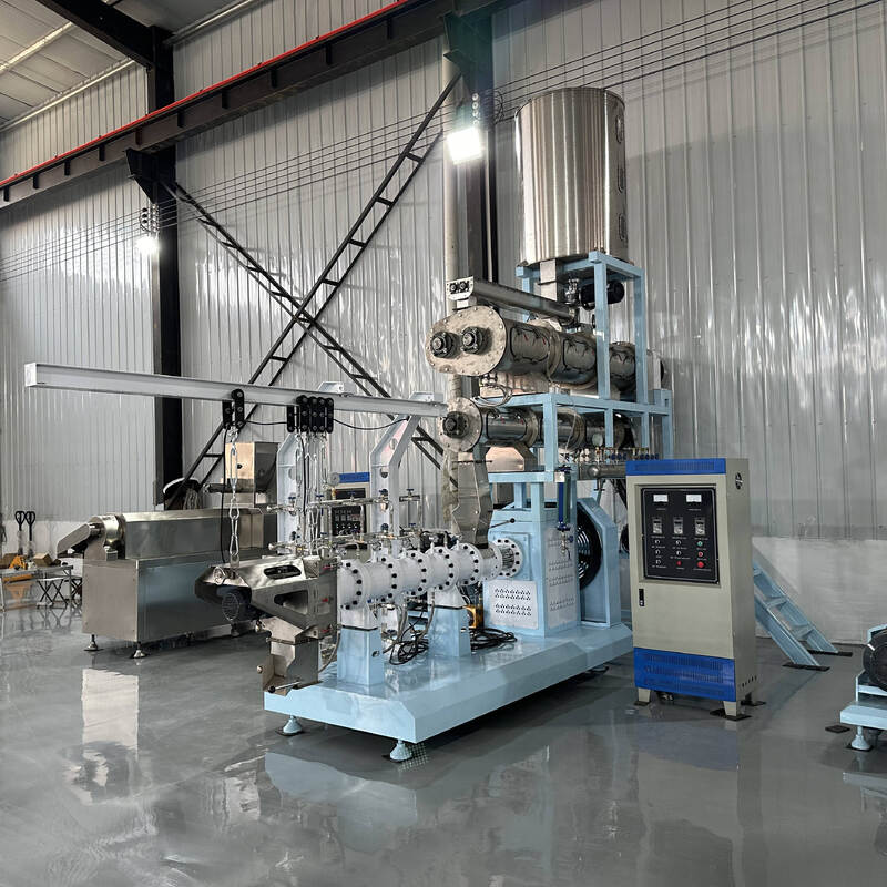 500 kg/h Feuchtextruder mit zwei Schrauben