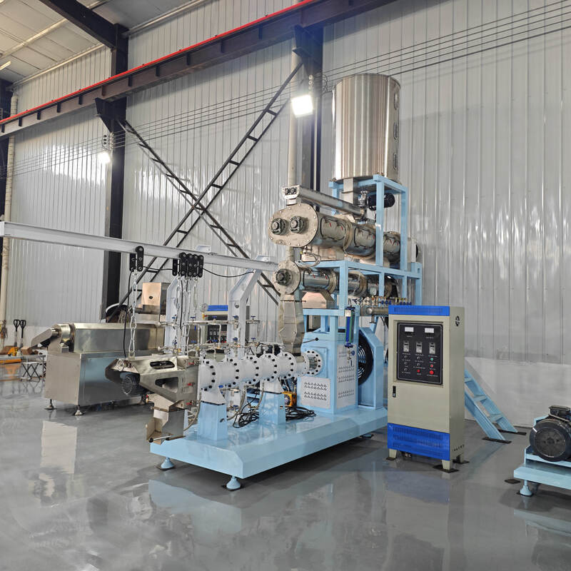 500 kg/h Feuchtextruder mit zwei Schrauben