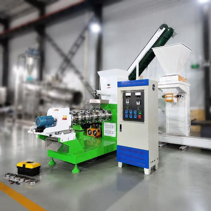 Hochleistungs-Schwimmfutter-Extruder DGP100 Fischfutter-Pellet-Produktionsanlage für kommerzielle Aquakulturfarmen