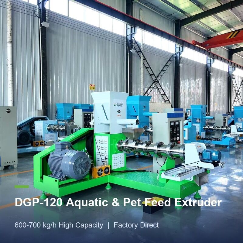 Aquakultur Futtermittel Extrusionslinie DGP120 Garnelen-Fisch-Pellets-Maschine für die kommerzielle Futtermittelfabrik mit stabiler Ausgabe