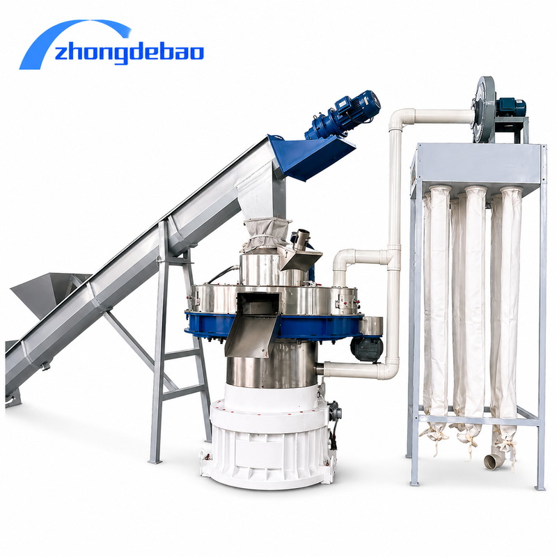 Wood Pellet Production Line providing complete pellet production solution from raw material handling to final packaging