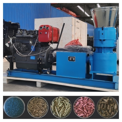 Kugel des Geflügel-3kw-30kw, welche Maschine 2.5-12mm die Viehbestand-Zufuhr herstellt Maschine macht