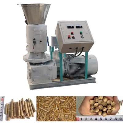 Bewegliche Rollen-Biomasse-Sägemehl-Kugel-Maschinen-hölzerne Kugel-Mühle für die Kugel, die flache Würfel-Kugel-Maschine herstellt