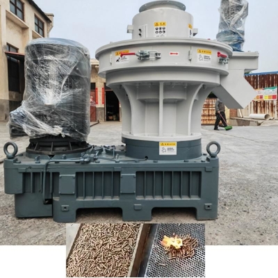 6mm 8mm Ring Die Wood Pellet Mill mit Selbstschmierungs-Entstaubungs-Kabinett