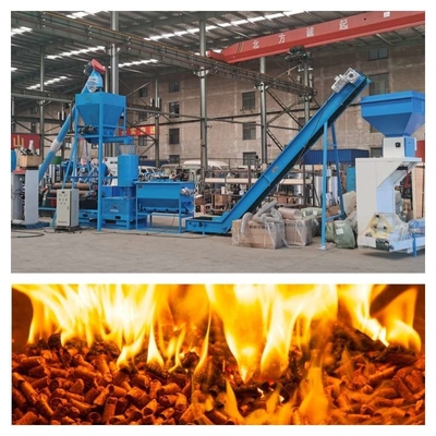 Abfallholz-Kugel-Maschinen-hohe Dichte 6-12mm Holz-Chip Pellet Machines 1-2tph