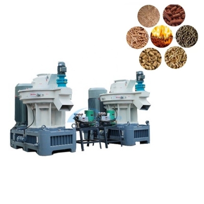 CER vertikale Kugel-Mühlmaschinen-Holz-Sägemehl-Brennstoff-Kugel, die Maschine 55-160kw herstellt