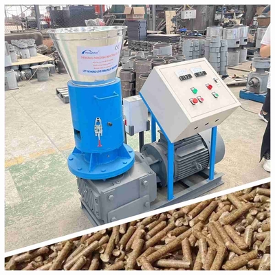 Rollen drehten industrielle Biomasse-Pelletisierer-Maschine der Kugel-Maschinen-300kg/H 22kw hölzerne