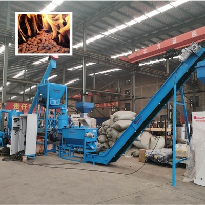 Komplettes Sägemehl der Biomasse-Kugel-Fertigungsstraße-30t/H, das Maschine herstellt
